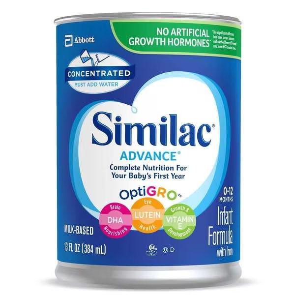 Similac Advance Concentrated Liquid 13 oz. Can, PK12, Similac, Mfr#: 56973